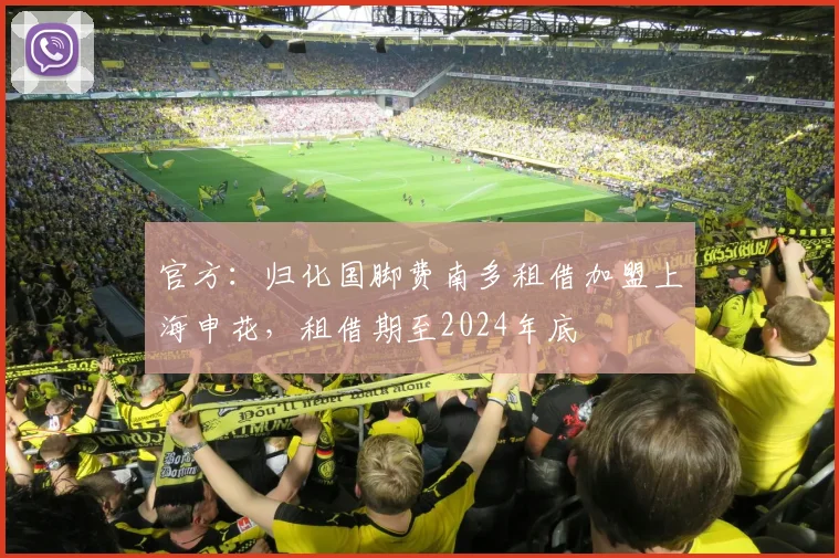 官方：归化国脚费南多租借加盟上海申花，租借期至2024年底